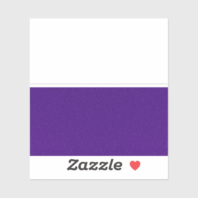 Wide Purple Noise Vinyl Sticker – Customisable (Sheet)