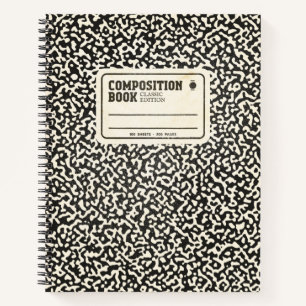 Wide Ruled Brown Composition Notebook