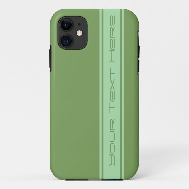 Wide Stripes custom iPhone case (Back)