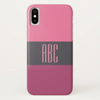 Wide Stripes custom monogram cases