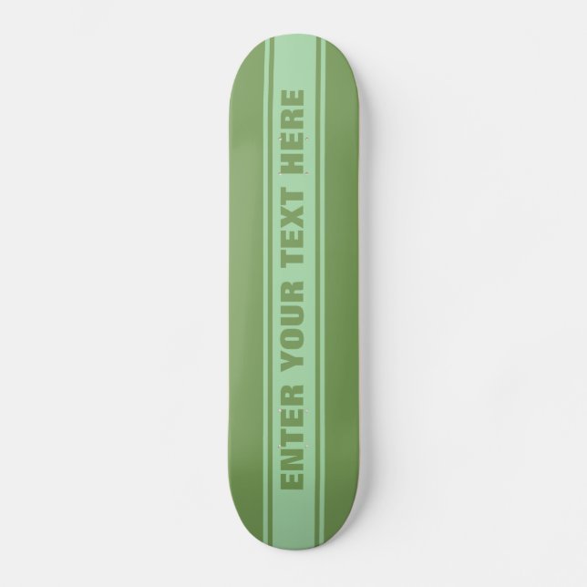 Wide Stripes custom skateboard (Front)
