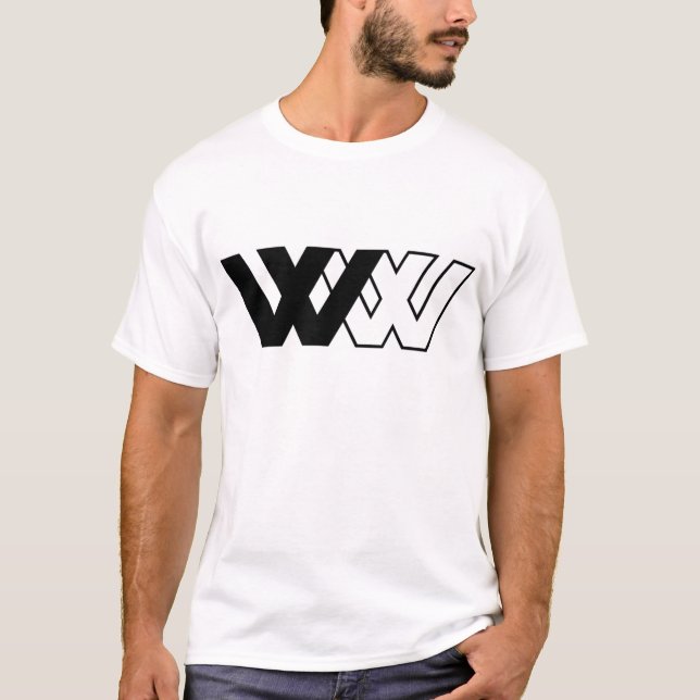Wide White T-Shirt (Front)