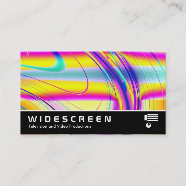 Widescreen 0422 - Fractal Abstract 061012f Business Card (Front)