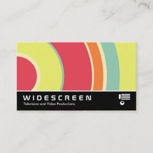 Widescreen 0427 - Colourful  Circle 01 Business Card