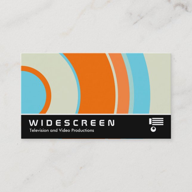 Widescreen 0429 - Colourful  Circle 03 Business Card (Front)