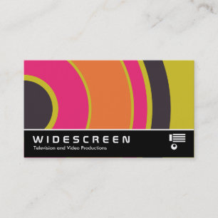 Widescreen 0432 - Colourful  Circle 06 Business Card
