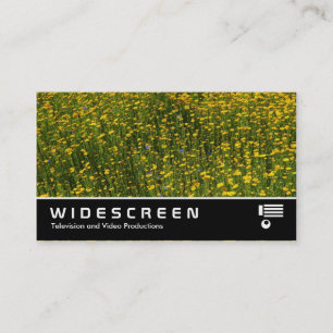 Widescreen 0444 - Bed of Yellow Daisies Business Card