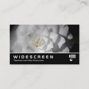 Widescreen 0472 - White Camellia Business Card