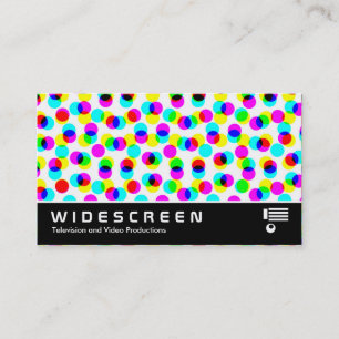 Widescreen 0494 - Colour Halftone Pattern Business Card