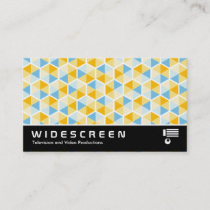 Widescreen 0512 - Hexagon Pattern 03 Business Card