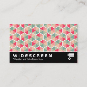 Widescreen 0513 - Hexagon Pattern 04 Business Card