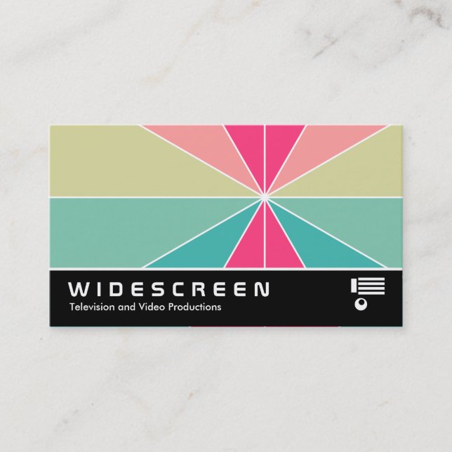 Widescreen 0521 - Colour Segments 01 Business Card (Front)