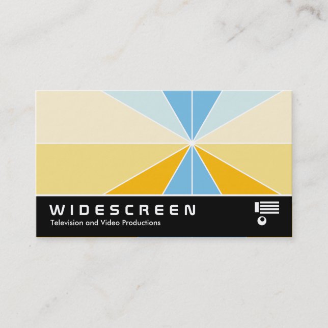 Widescreen 0524 - Colour Segments 04 Business Card (Front)