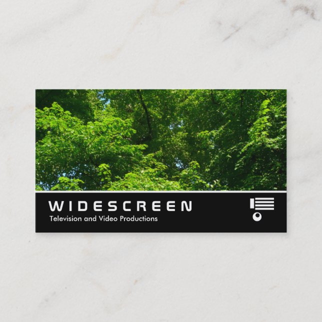 Widescreen 06 Trees Business Card (Front)