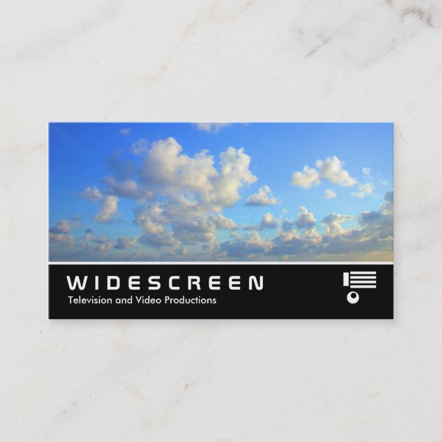 Widescreen 133 Clouds Business Card (Front)
