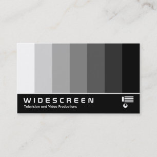 Widescreen 162 - Colour Blend - White to Black Business Card