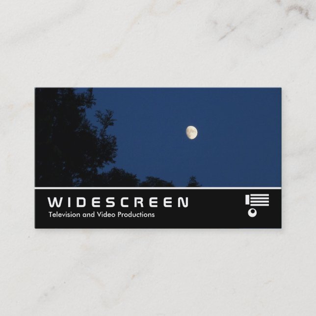 Widescreen 215 - Summer Night Business Card (Front)