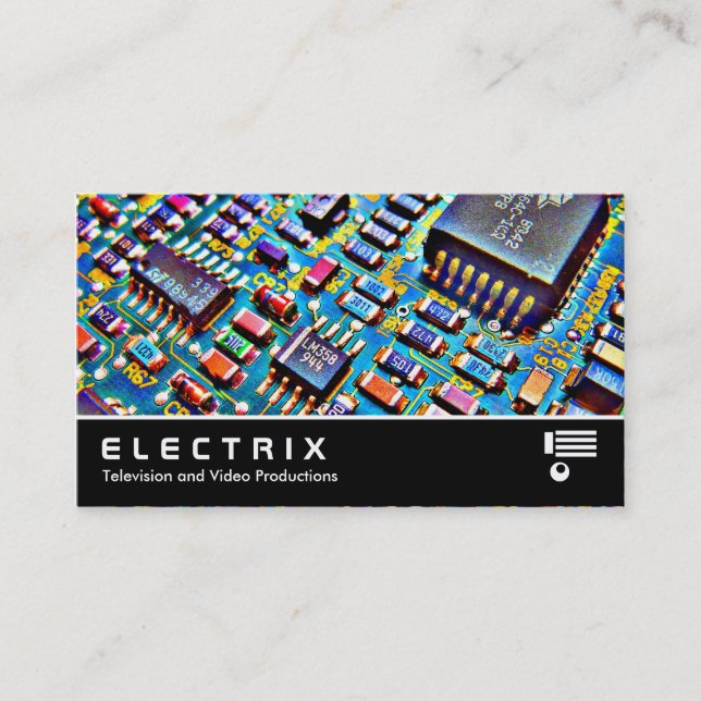 Widescreen 315 - Electronics Business Card (Front)