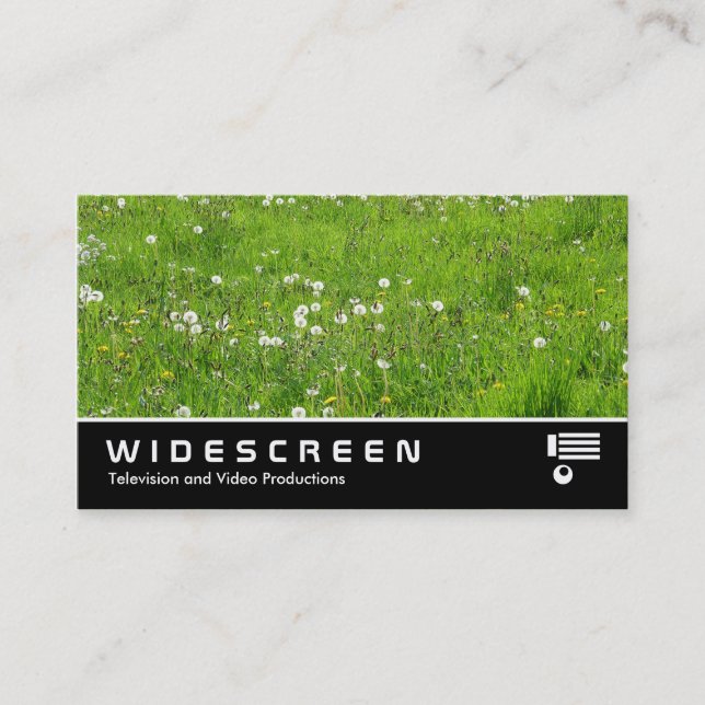 Widescreen 326 - Dandelion Meadow 02 Business Card (Front)
