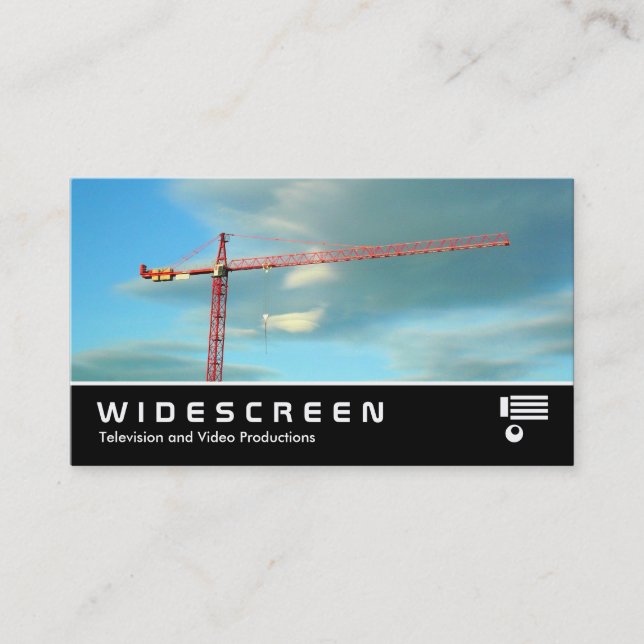Widescreen 336 - Red Crane Business Card (Front)