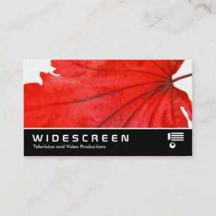 Widescreen 356 - Japanese Maple Leaf Business Card