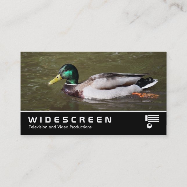 Widescreen 401 - Mallard Duck Business Card (Front)