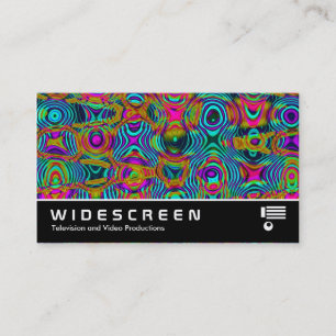 Widescreen 418 - Fractal Abstract 191111a Business Card