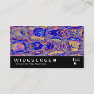 Widescreen 419 - Fractal Abstract 061012a Business Card