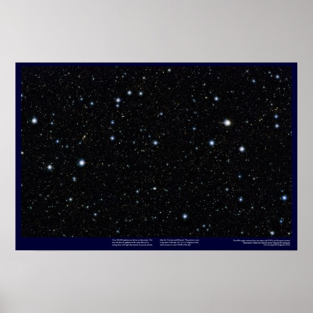 Widest, deep starfield ever, using infrared light! poster (Front)