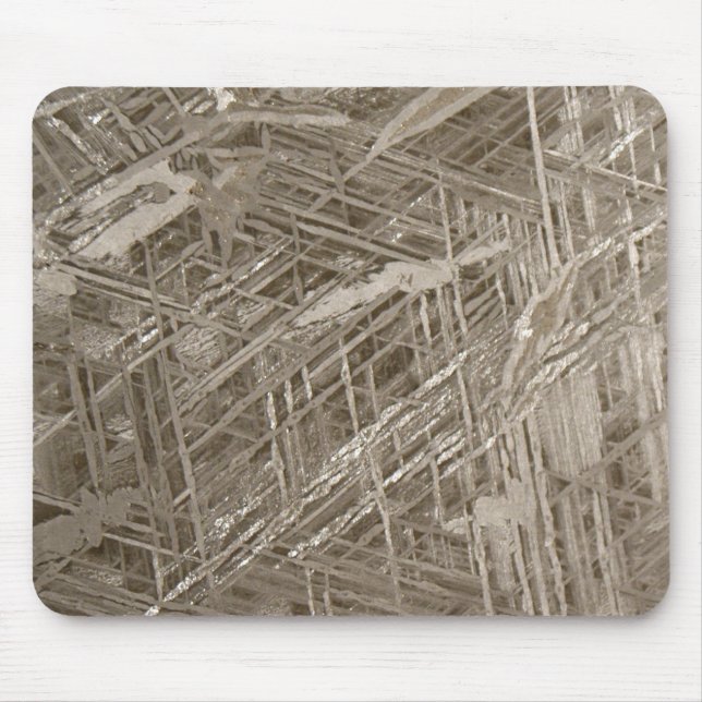 Widmanstätten pattern mouse pad (Front)