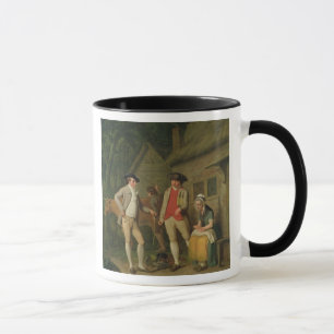 Widow Costard's Cow and Goods, Distrained for Taxe Mug