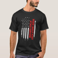 Widow Maker Heart Attack Survivor American Flag Re