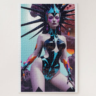 Widow Queen of the Scrum Run Jigsaw Puzzle