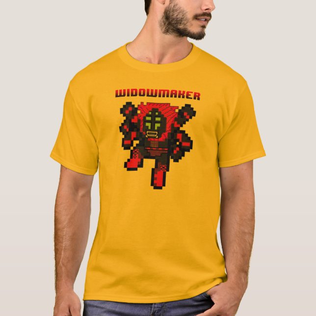 Widowmaker 8-Bit Version 2 T-Shirt (Front)