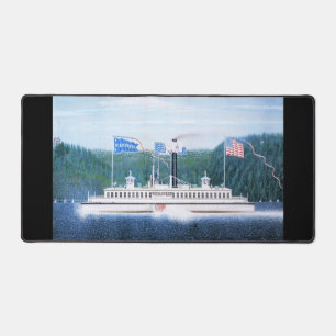 Wiehawken steam ferry 1868 desk mat