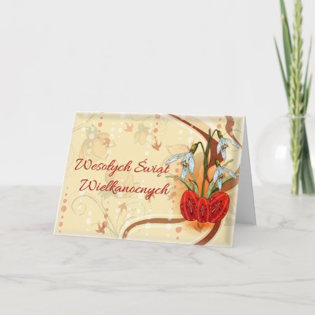 Wielkanocna kartka z pozdrowien Card (Front)