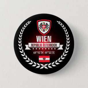 Wien 6 Cm Round Badge