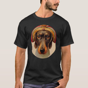 Wiener Dog  Ancient Retro Wire Haired Dachshund T-Shirt