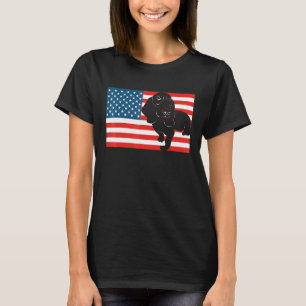 Wiener Dog Dachshund 4th Of July Patriotic T-Shirt