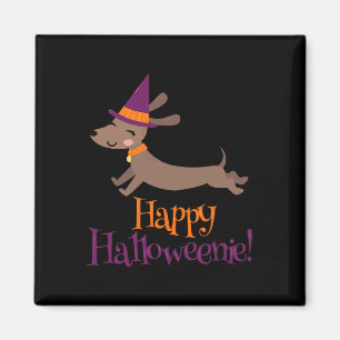 Wiener Dog Halloween Skeleton Dachshund Lover Hall Magnet