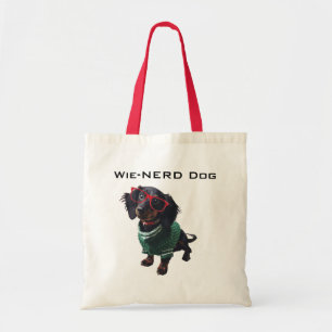 Wiener Dog Nerd Dachshund Tote Bag