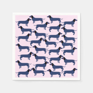Wiener Dog Paper Napkins