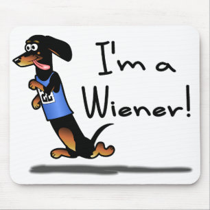 Wiener Dog Race Winner Mousepad