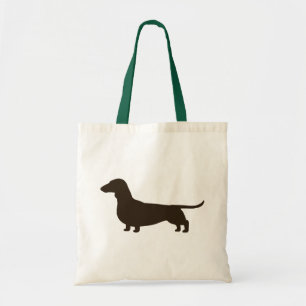 Wiener Dog Silhouette   Dachshund Lover's Tote Bag