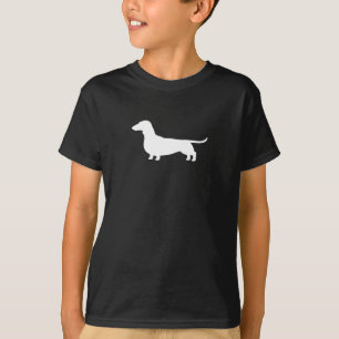 Wiener Dog Silhouette (Short Haired Dachshund) T-Shirt