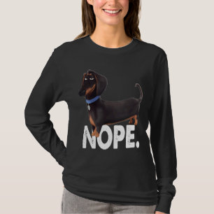 Wiener For Dachshunds Dog Lovers Funny Nope Lazy T-Shirt