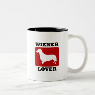 Wiener Lover Two-Tone Coffee Mug