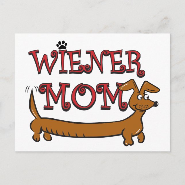 Wiener Mum Oktoberfest Postcard (Front)
