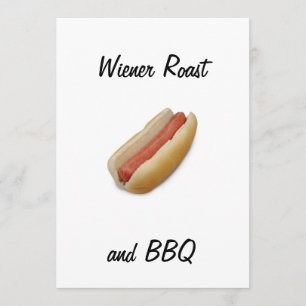 WIENER ROAST/BBQ INVITATION