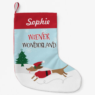 Wiener Wonderland Personalised Small Christmas Stocking